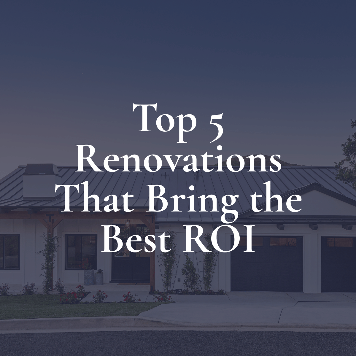 Top 5 Renovations That Deliver the Best Return on Investment in NC